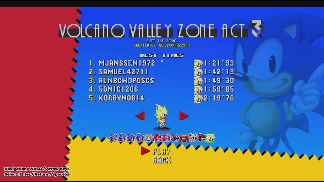 Classic Sonic Simulator on Roblox (PS5) | Level Compilation from Monday 12th January 2026