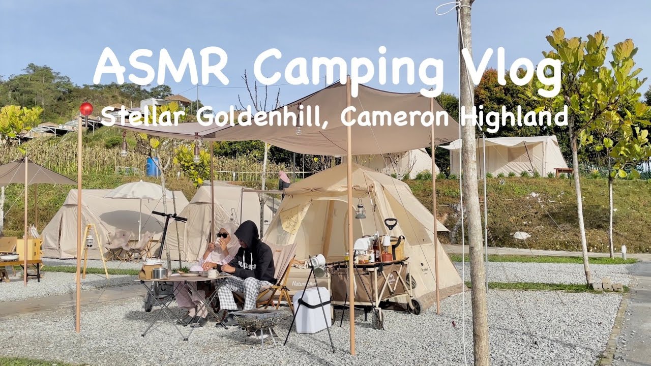 Camping Vlog : Stellar Goldenhill Cameron | Naturehike Ango 4 | Camping Food Ideas | ASMR Camping