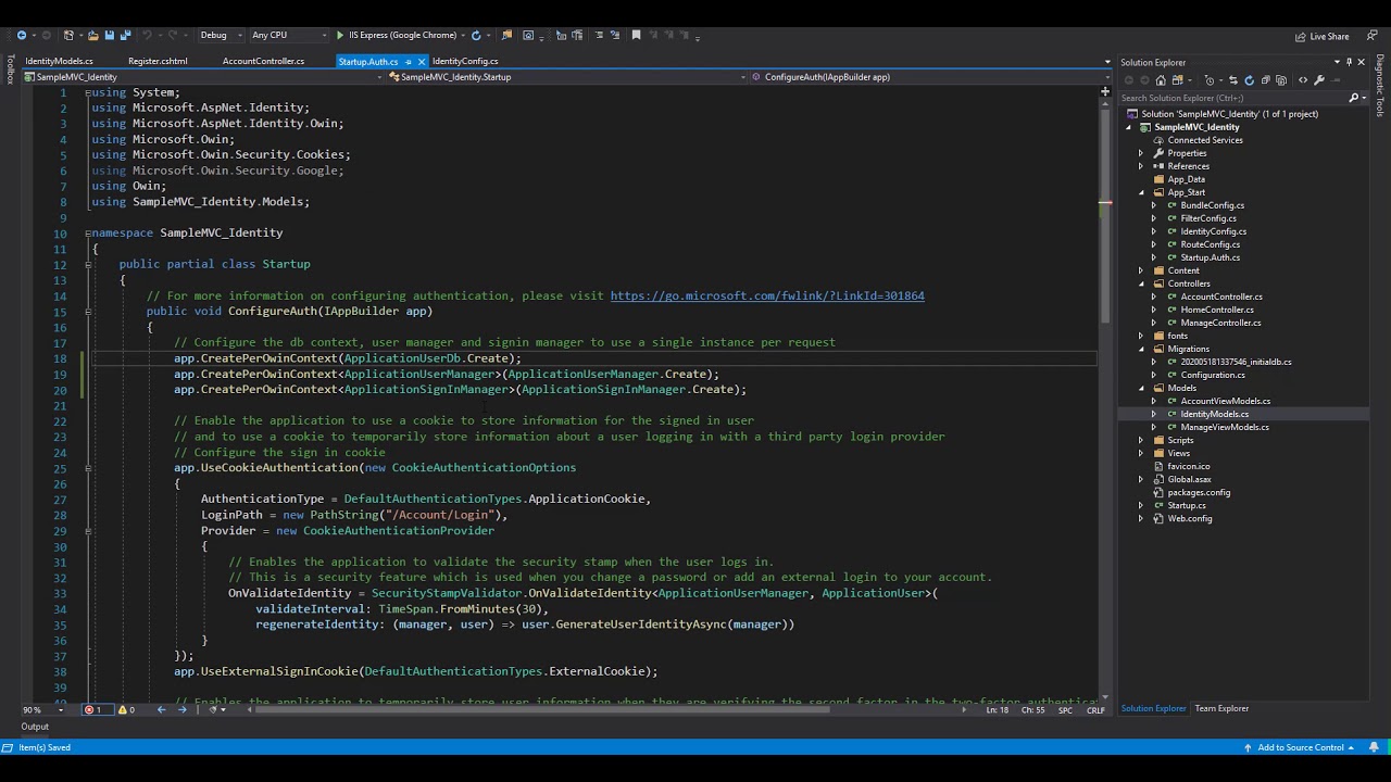 [ASP NET Identity] Ep01 - Tạo Register Login