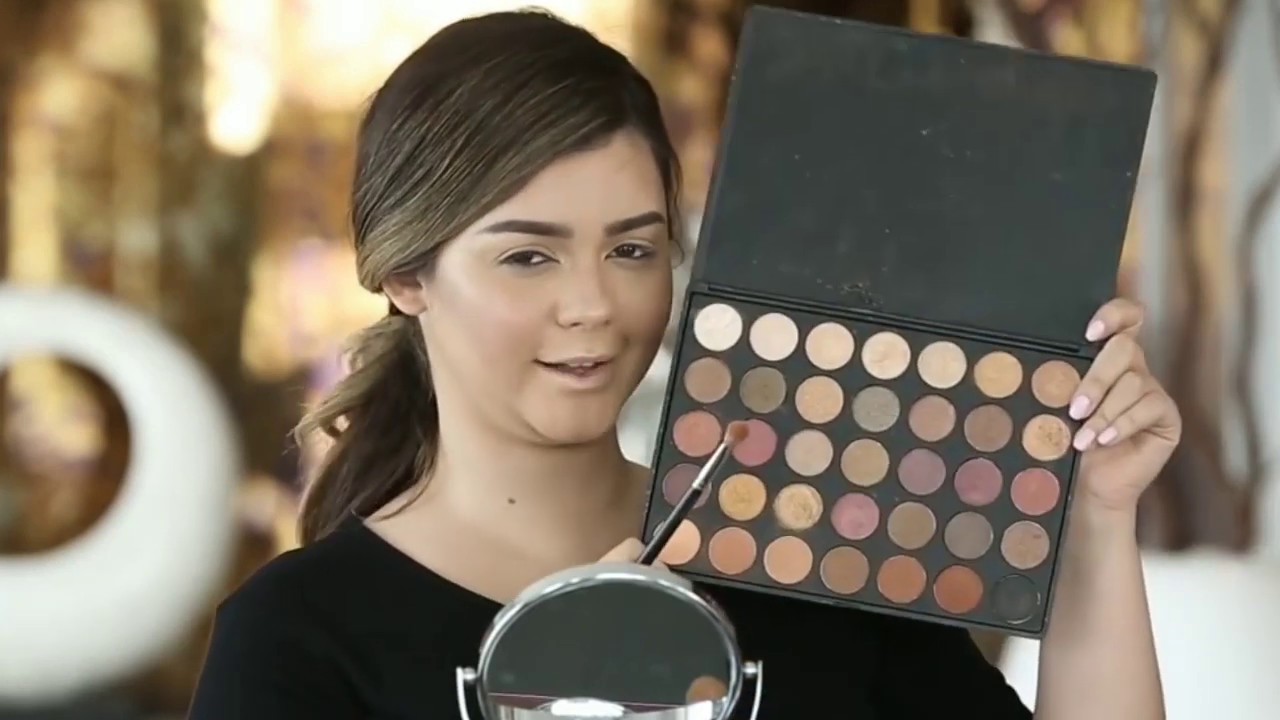 #makeup_tutorial, تعليم #ماكياج خطوة خطوة بألوان ترابية روعة لفصل الخريف🤩#دينا اقصبي