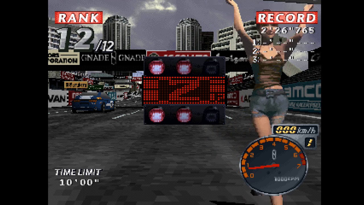 Rage Racer PSX Gameplay By Urien84