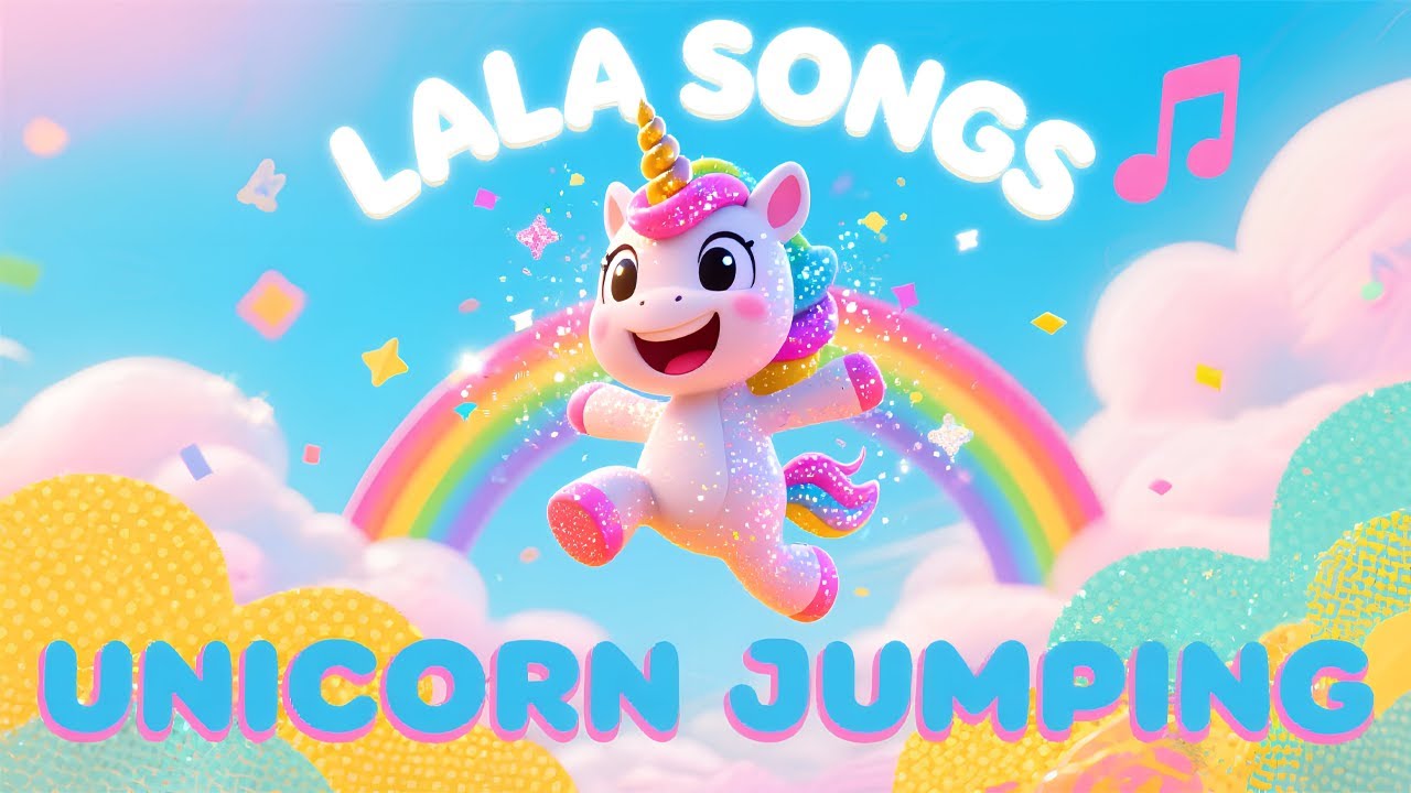 Unicorn Jumping – LALA SONGS | Dance, Glitter & Fun for Toddlers!