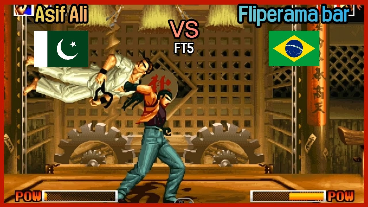 [KOF95] Asif Ali (kof95) vs Fliperama bar 1995 FT5 2021-06-23