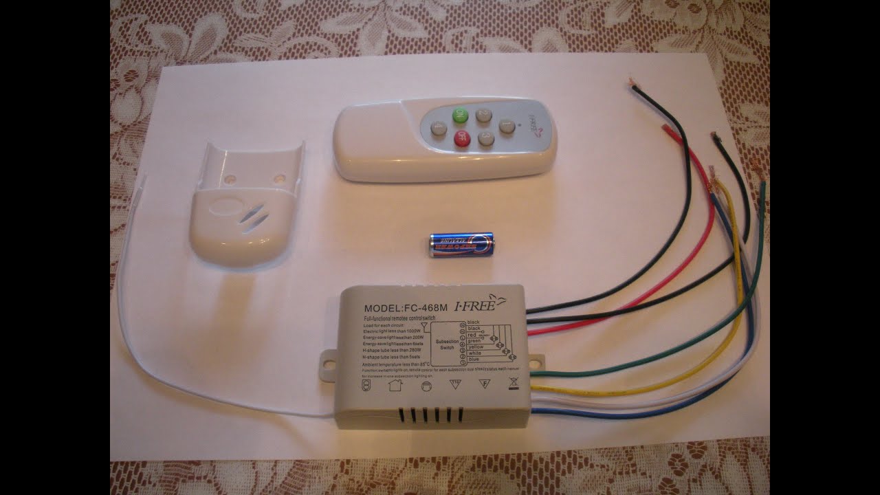 4 Port Home Digital Wireless Remote ON OFF Power Switch(Пульт-радио 4х кнопочный)