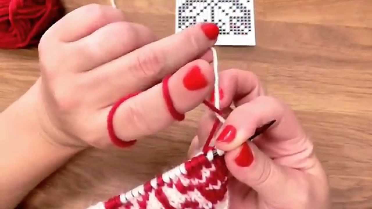 &Scaron;kola pleten&iacute; - vypl&eacute;t&aacute;n&iacute; norsk&yacute; vzor, Norwegian knitting tutorial