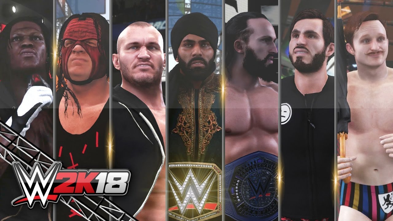 WWE 2K18 Entrances - Kane, R-Truth, Roderick Strong, Kassius Ohno, Jinder Mahal & More (Part 1)