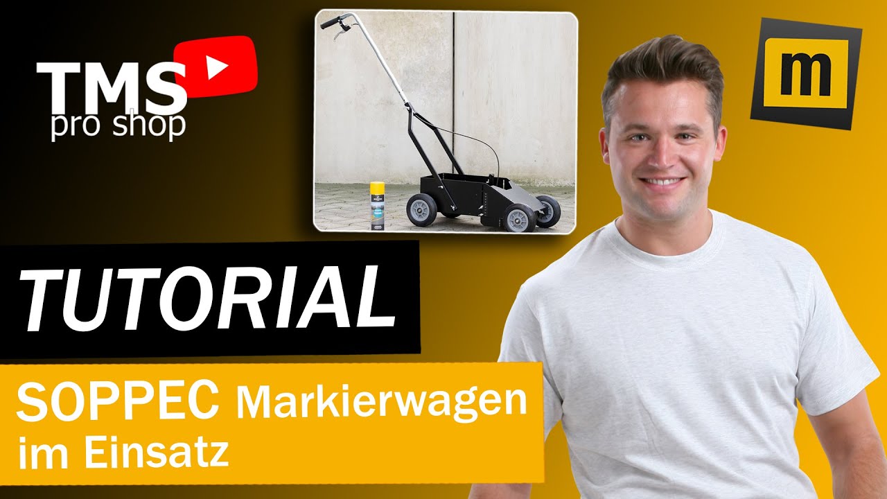 💡 Tutorial: Der SOPPEC Markierwagen im Einsatz | Markierungsshop.de
