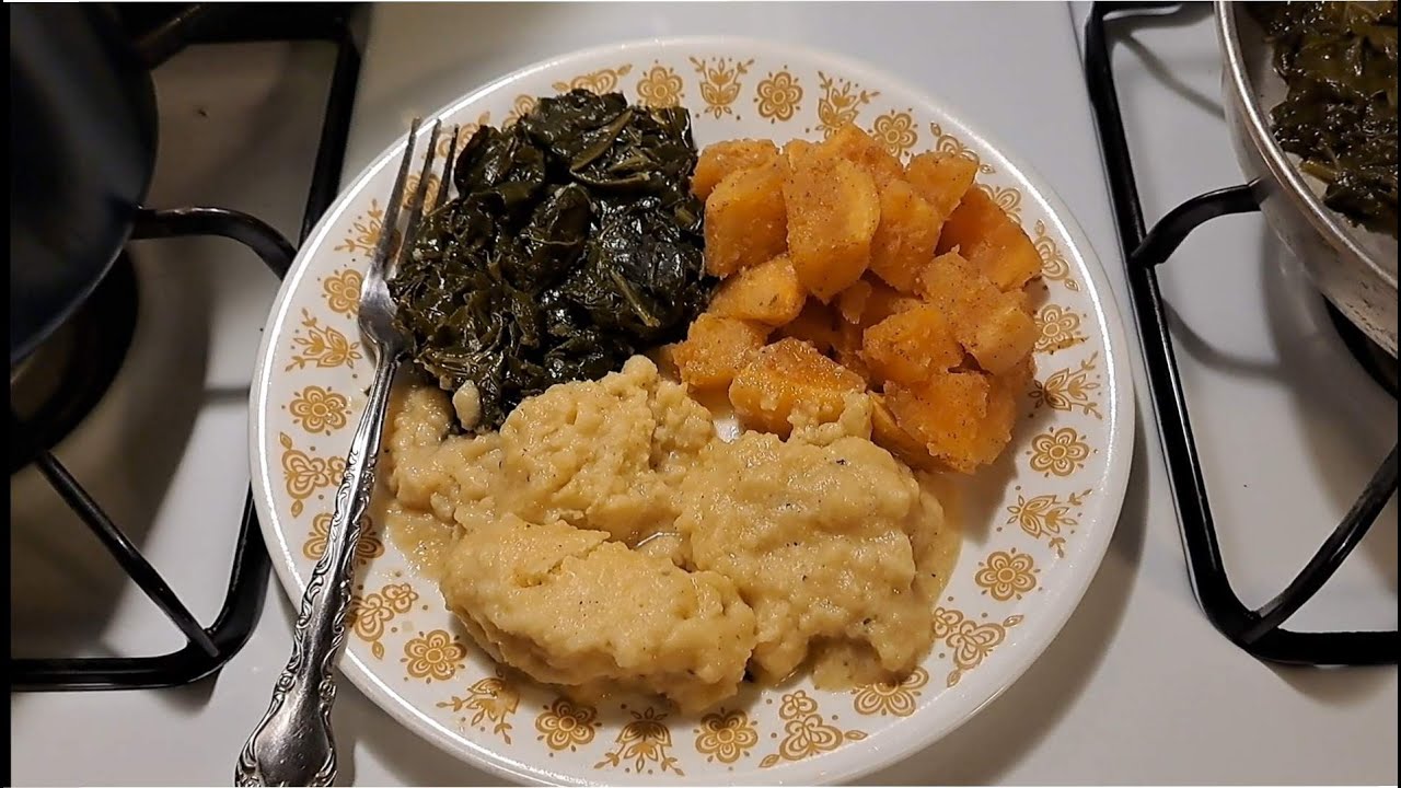 A Real Southern Supper, We Are Making Some Rutabaga, Greens, And Dumplin's