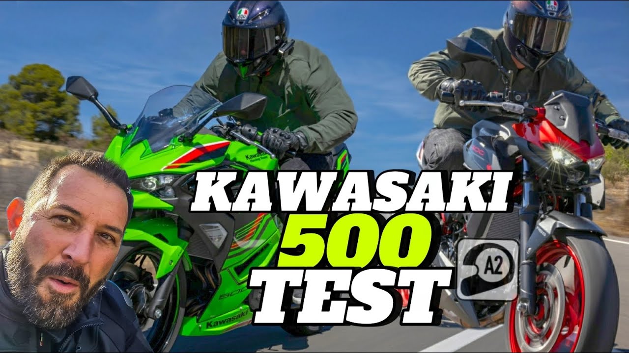 Kawasaki Z500 & Ninja 500 Test 2024 // A2