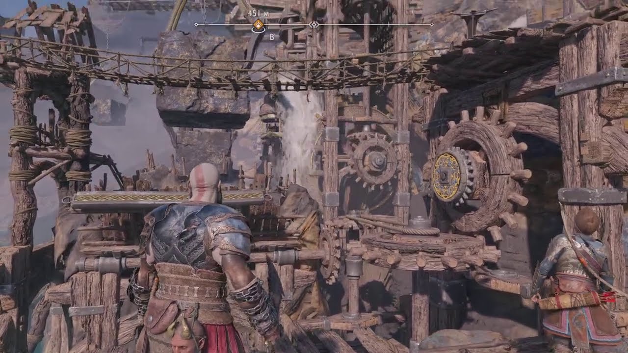 God of War Рагнарёк - Как пройти в шахту за горой. Кузня. Рудники Ярнсмиды