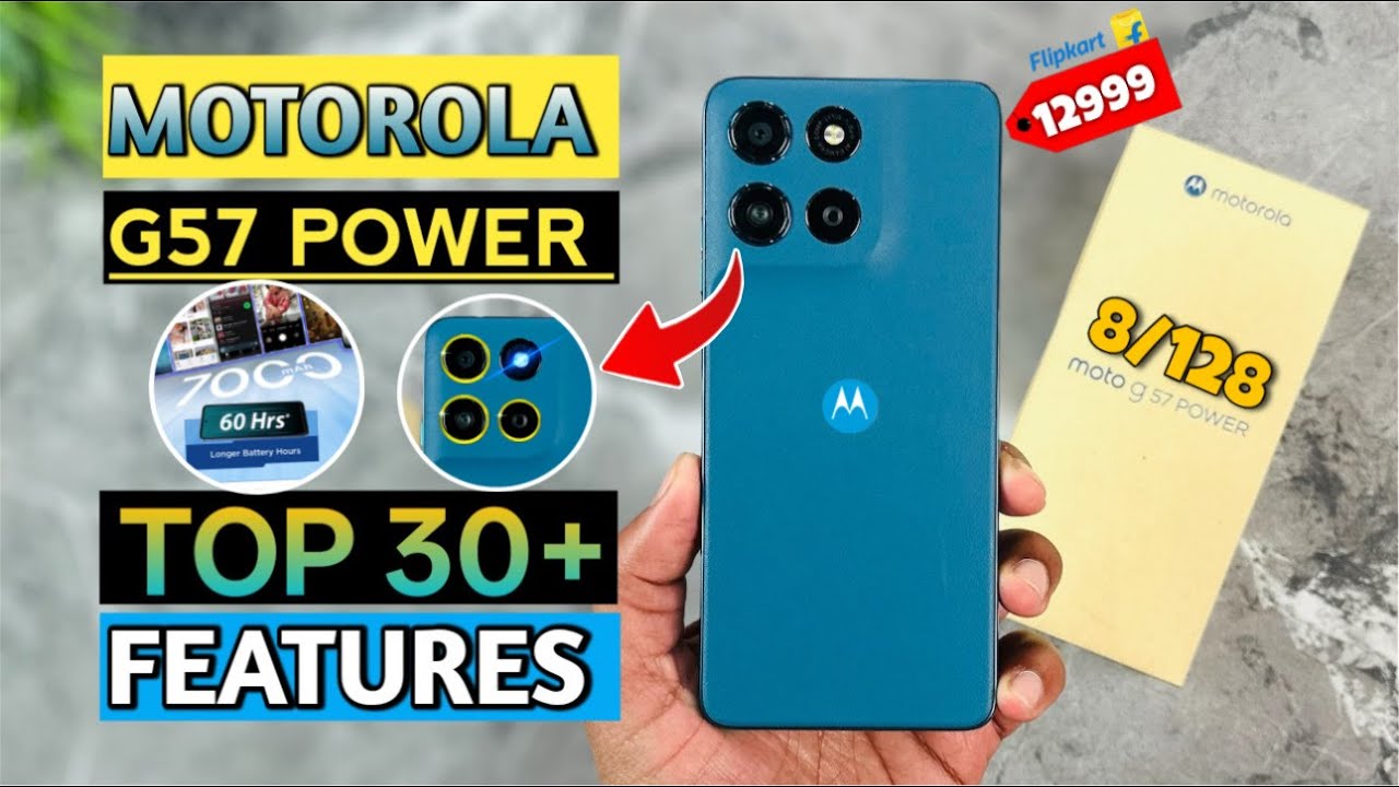 Motorola G57 Power 5G TOP 30++ Hidden Features | Moto G57 Power Tricks | Moto G57 Power