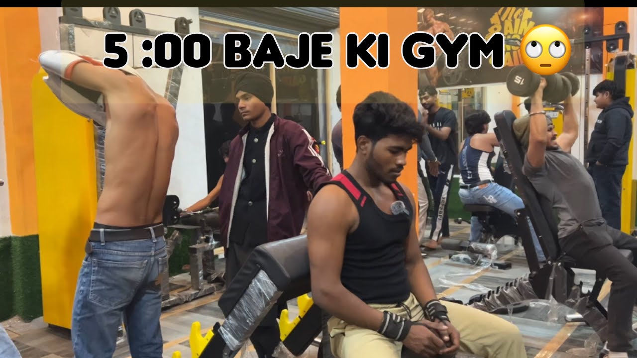 5:00 bake ki gym light weight baby 