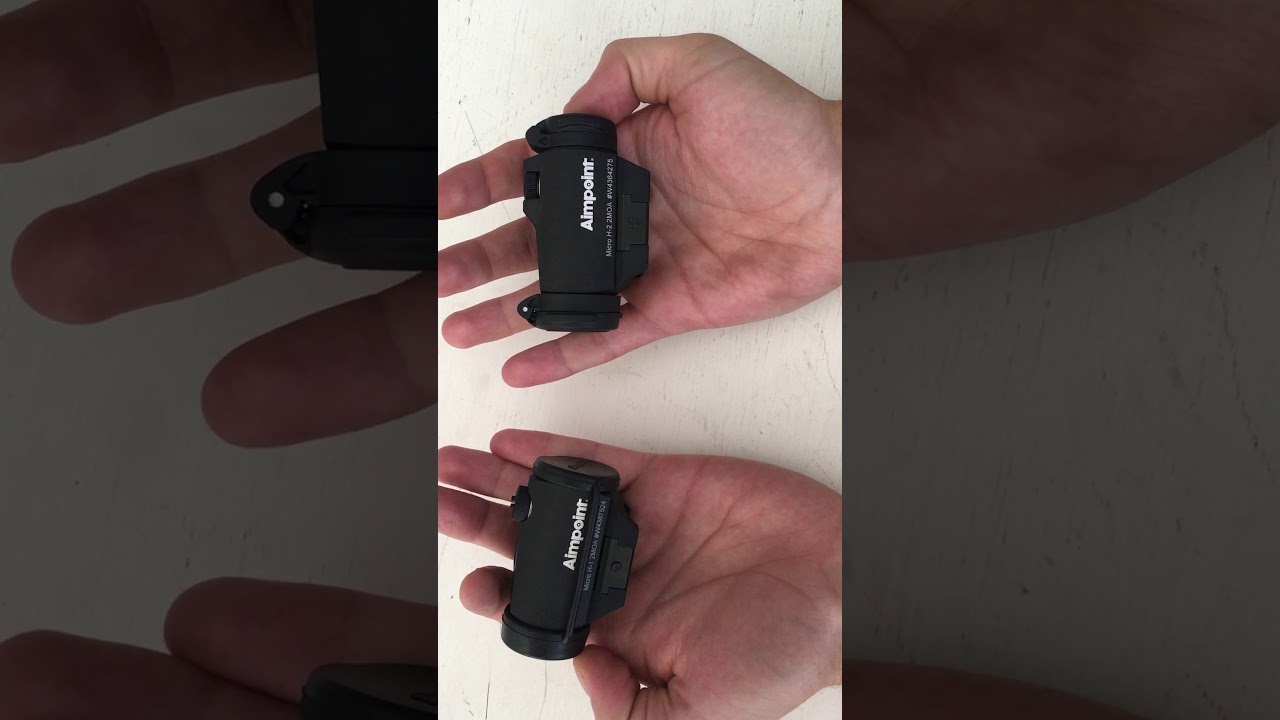 Comparativa entre Aimpoint Micro-H1 y Aimpoint Micro-H2