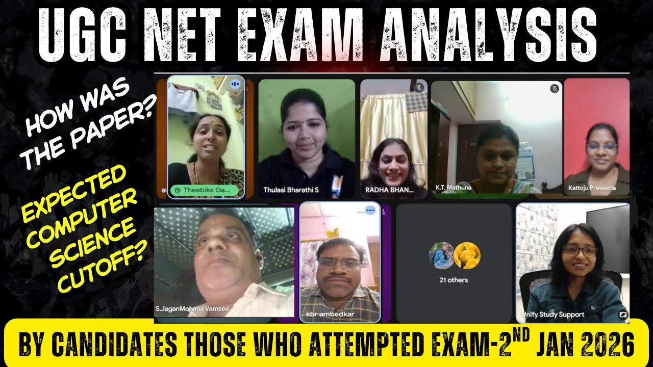 UGC NET Exam Analysis by Candidates-UGC NET Dec 2025-Computer Science Unify Study-What about Cutoff?