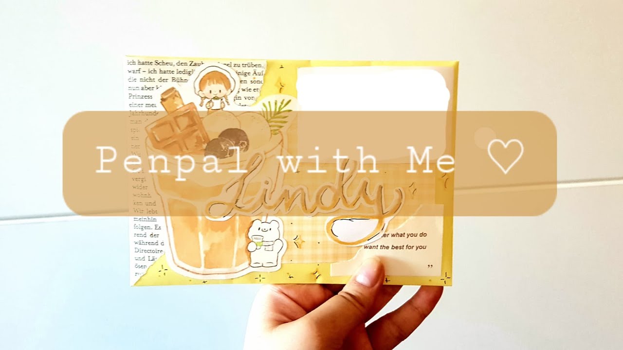(asmr + soft music) real-time penpal with me | PPWM #3