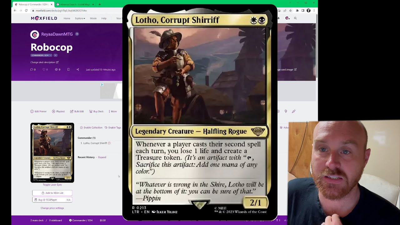 Lotho, Corrupt Shirriff - cEDH Deckbuilding Live