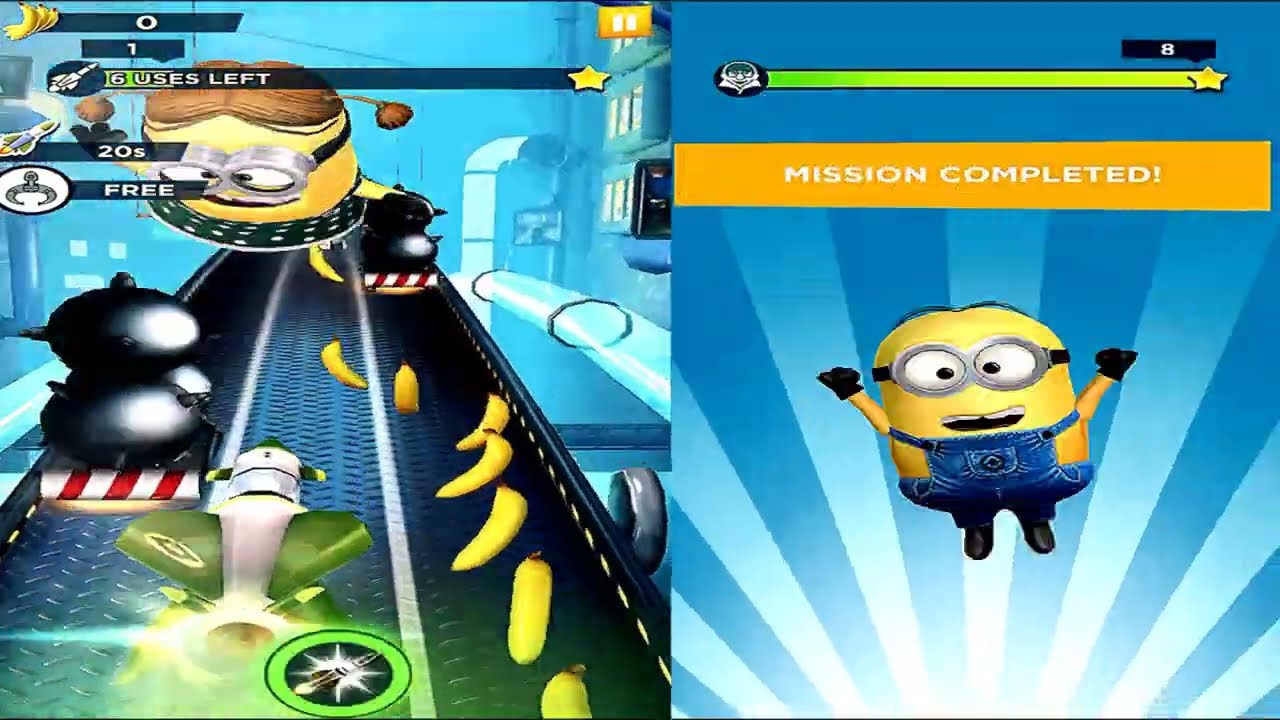 🚀Despicable Me Minion Rush🚀! Reverse Gameplay HD - Chapter 24, 6-Vector battle Missions!