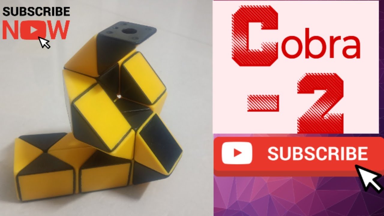 Smiggle snake puzzle or Rubik's twist 24 pieces or Snake Cube - easy simply Snake or Cobra