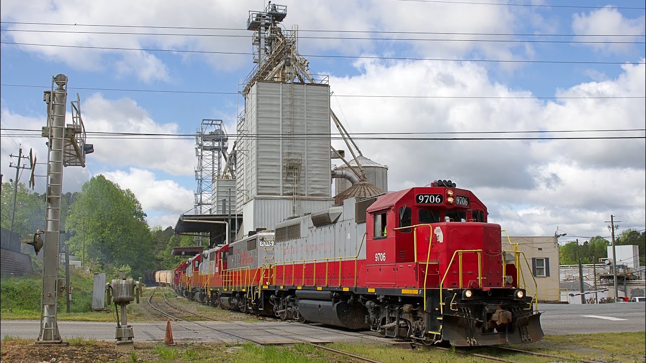 A Busy Day on the Georgia Northeastern Railroad - April 13, 2020