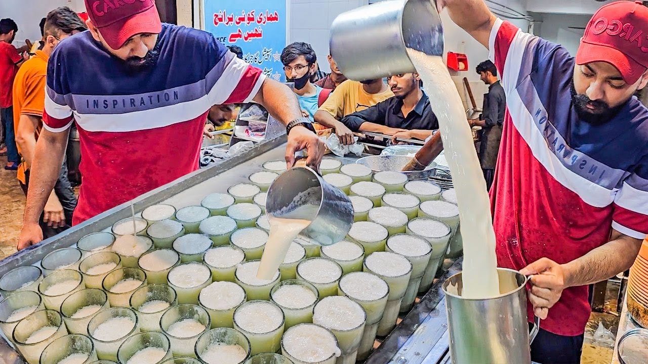 HUGE LASSI MAKING | Nonstop Super Fast Mawa Rabdi Lassi Maker | Refreshing Summer Street Drinks