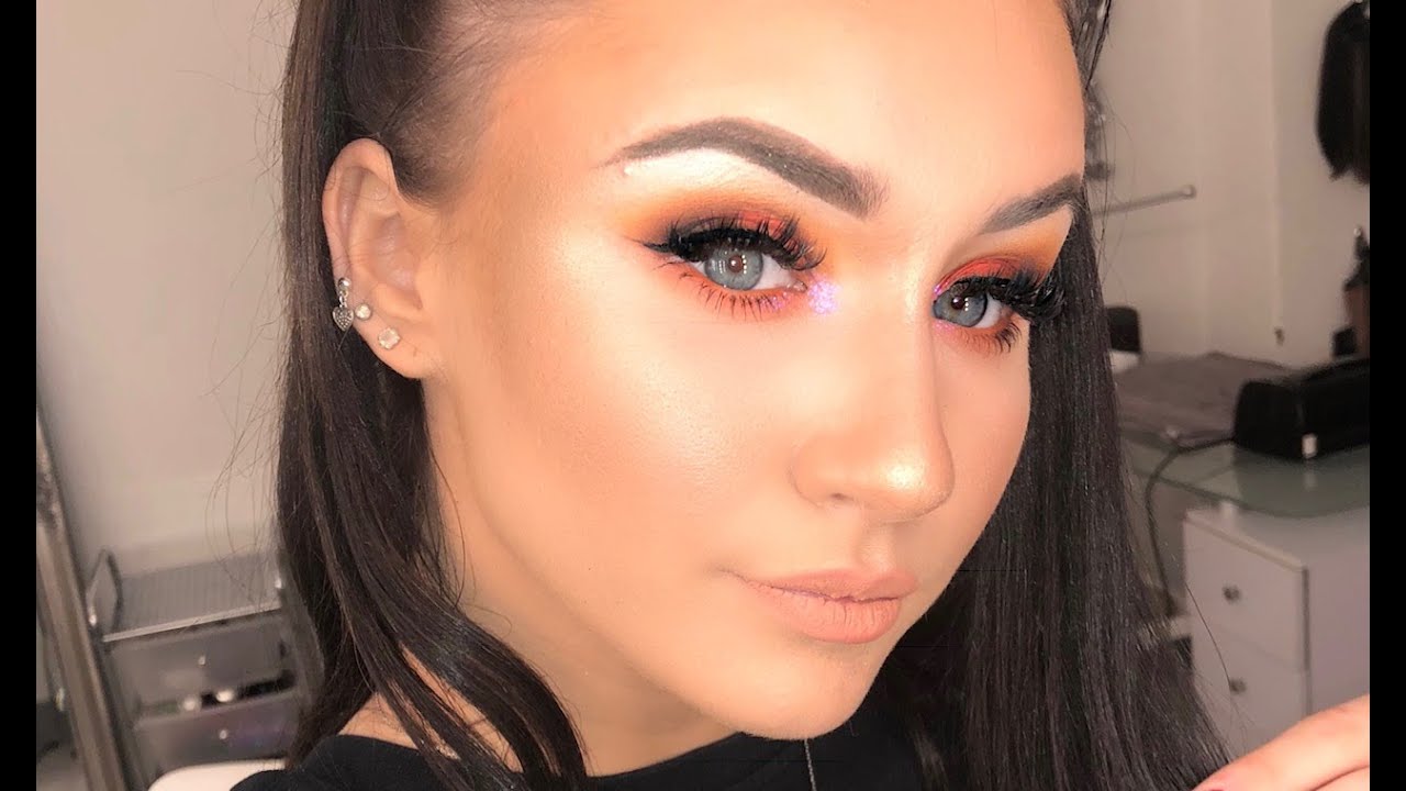 Colourful Glam Glitter Pop Makeup Tutorial | Mink Studios