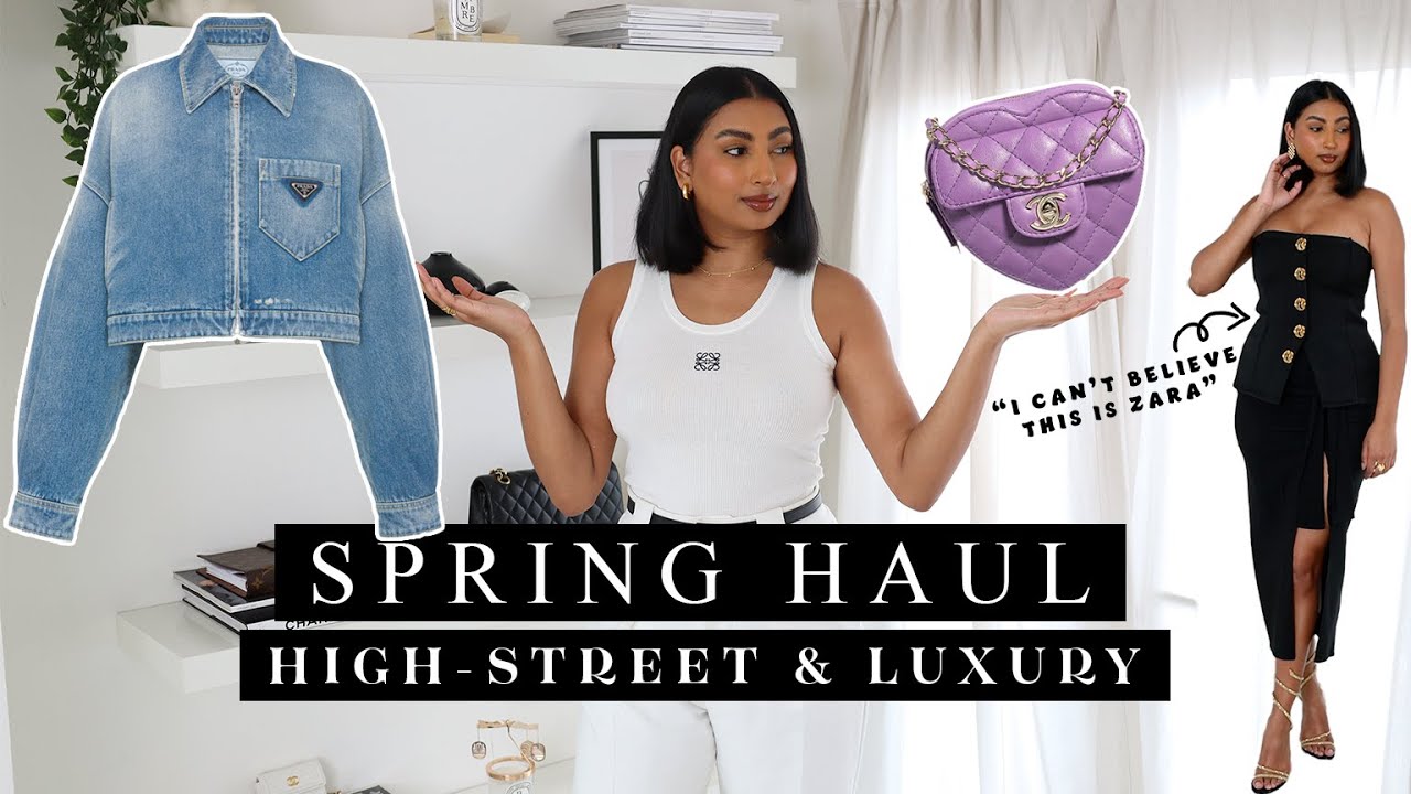 SPRING HIGH STREET & LUXURY HAUL | ZARA, CHANEL, PRADA, MONICA VINADER, & OTHER STORIES | NOORIE ANA