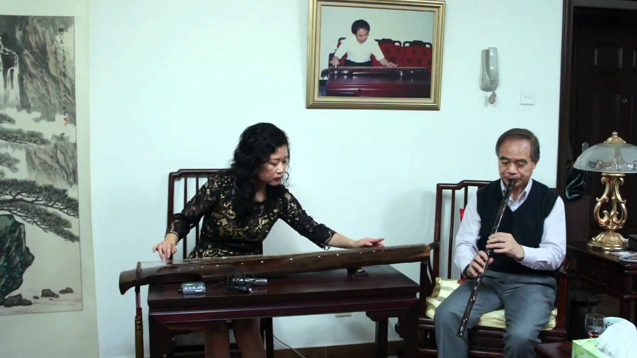 王菲古琴李祥霆箫《平沙落雁》Wang Fei Li Xiangting guqin xiao duet Chinese music