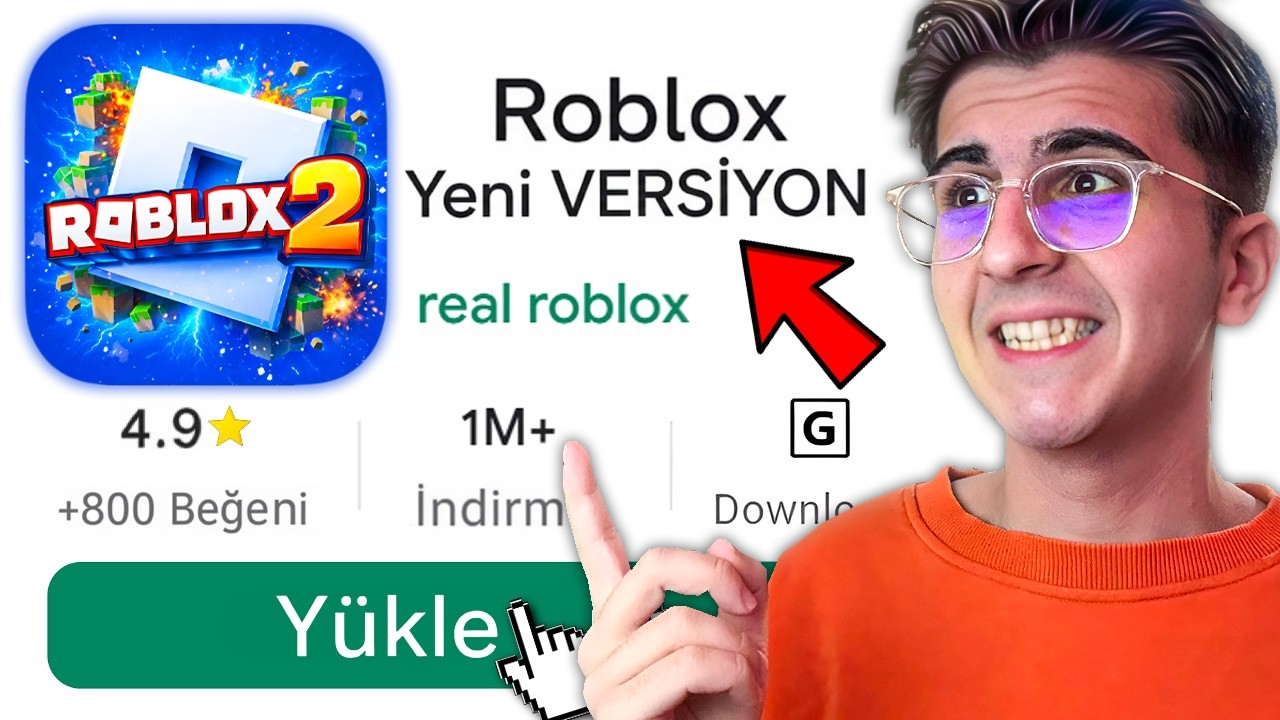 ROBLOX'UN YENİ VERSİYONU &Ccedil;IKTI!!🚨😬 *İndirdim*