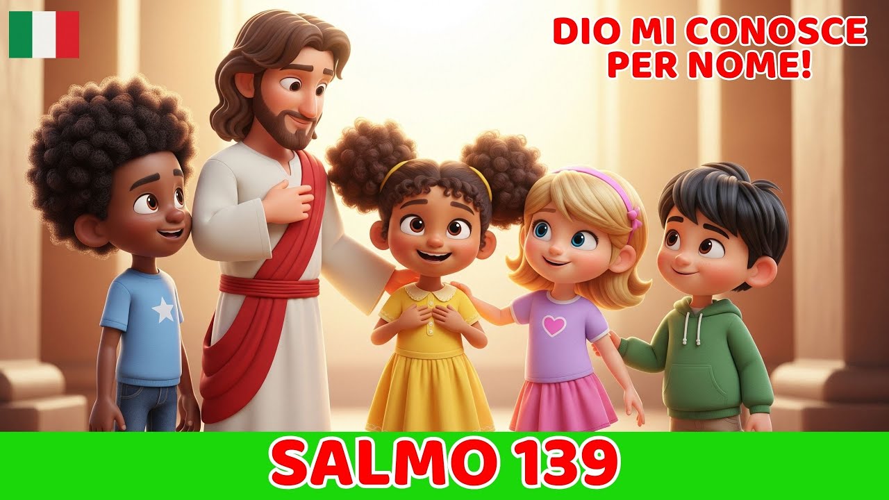 Dio Mi Conosce per Nome | Salmo 139 per Bambini | Canzone Cristiana per Bambini