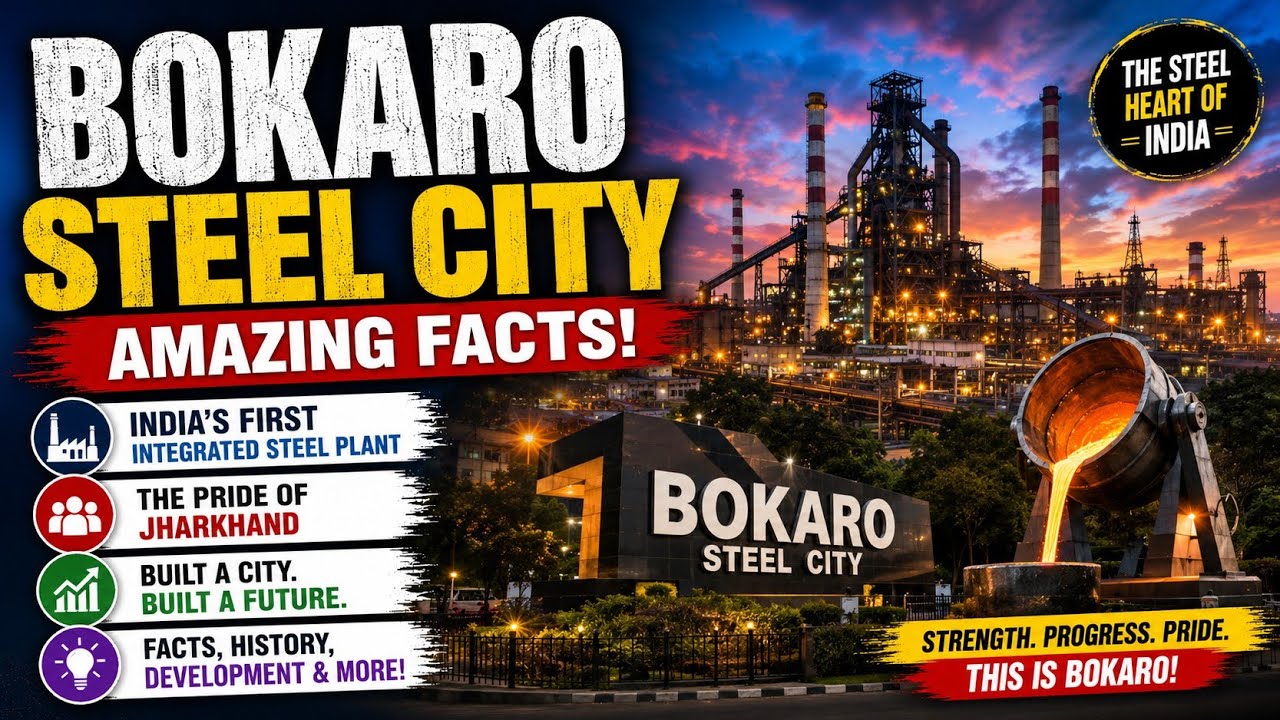 BOKARO STEEL CITY FACTS | BOKARO DISTRICT | BOKARO STEEL PLANT | BOKARO TOUR 2022