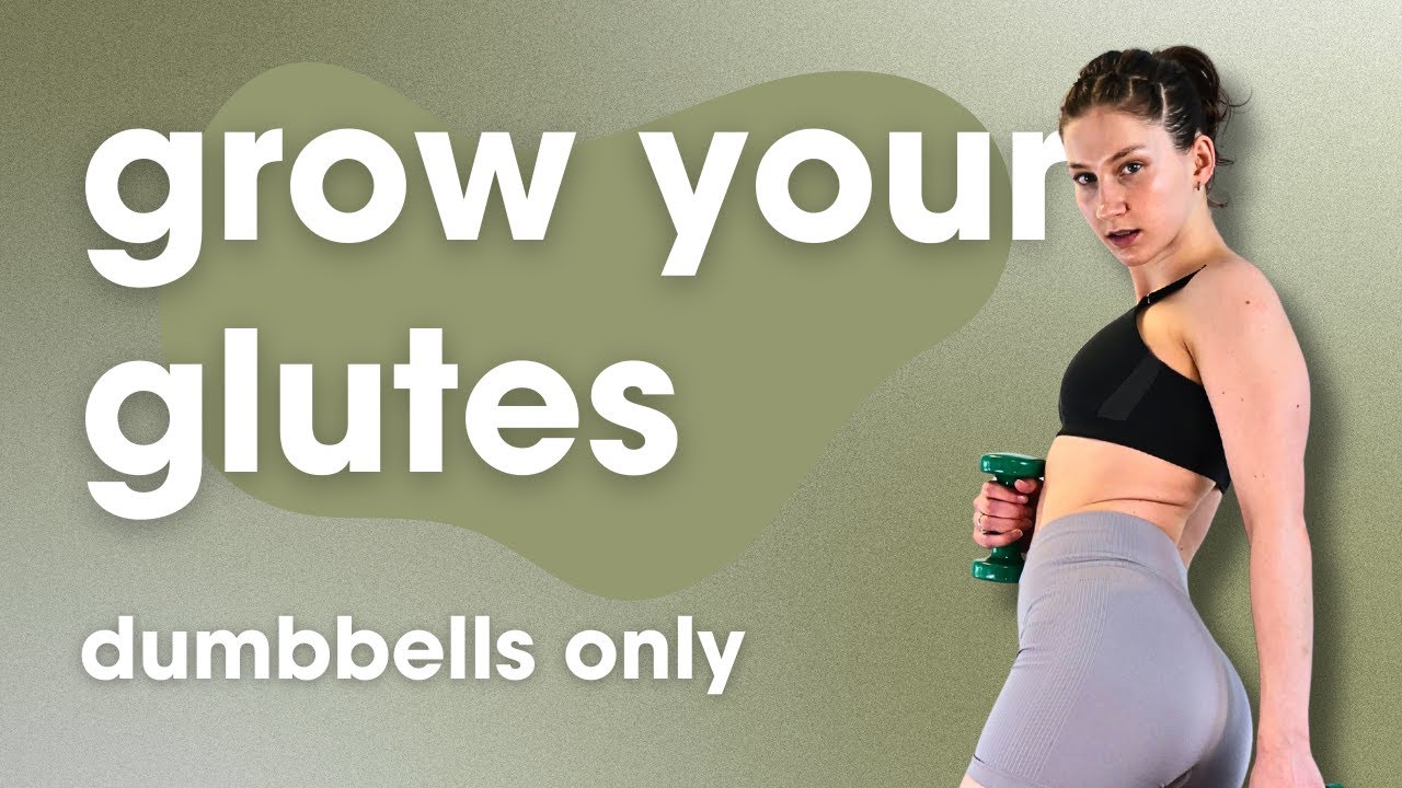 Dumbbell Glute Workout at Home | 13 Min Booty Growth (No Bands)
