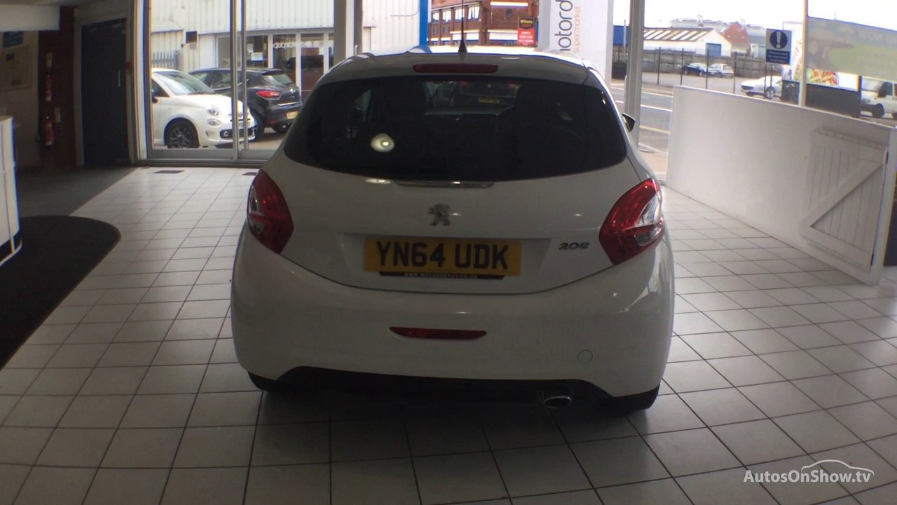PEUGEOT 208 ALLURE WHITE 2014