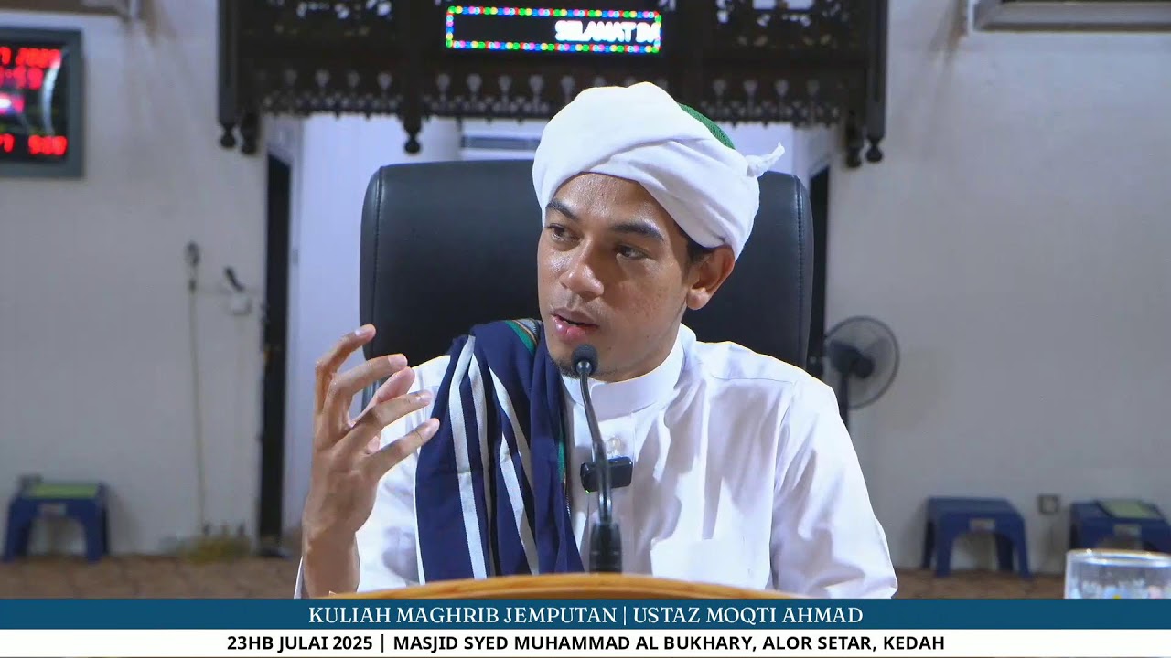 LIVE KULIAH MAGHRIB | USTAZ MOQTI AHMAD