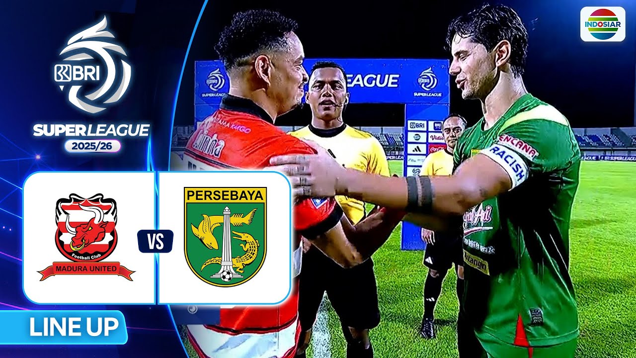 Madura United FC vs Persebaya Surabaya | Line Up & Kick Off BRI Super League 2025/26