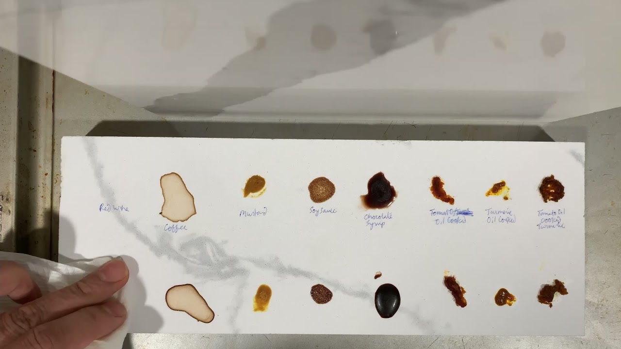 Quartz Stain Removal- You will be SURPRISED !!!
