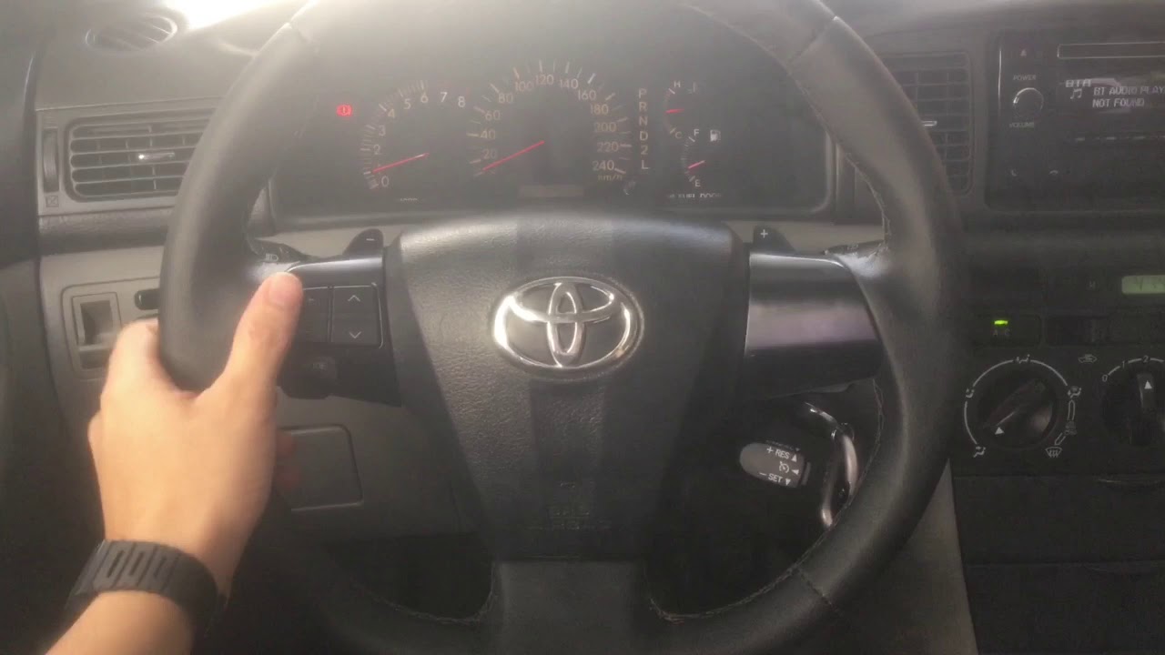 Troca volante Corolla/Fielder