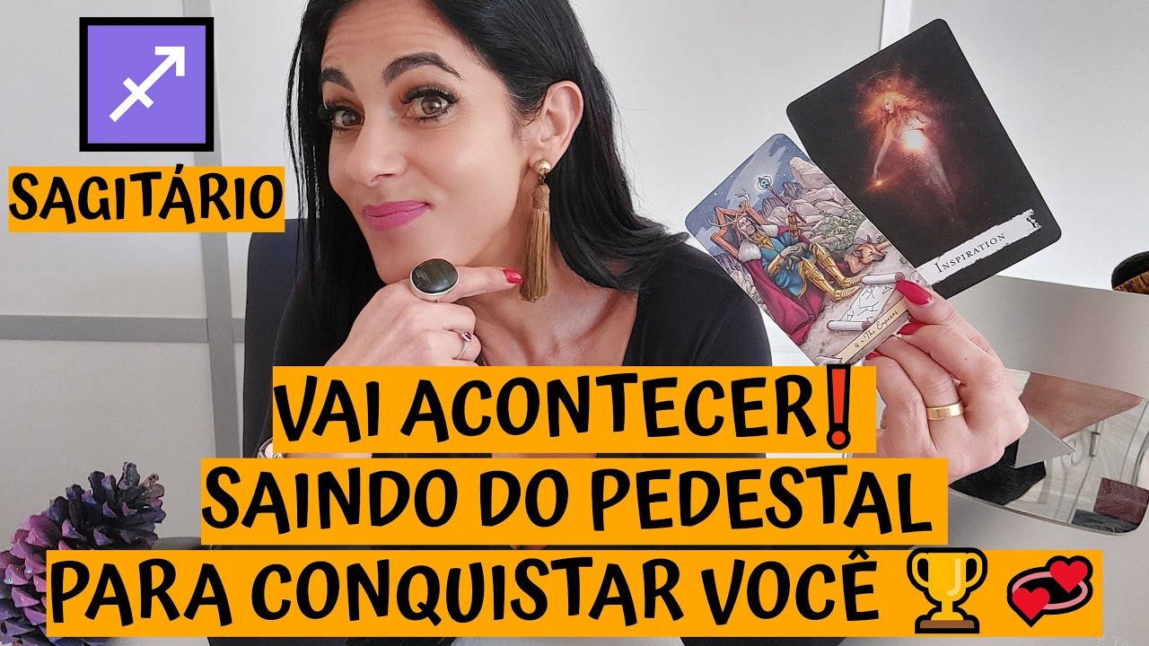 SAGITÁRIO ♐️ VAI ACONTECER❗ SAINDO DO PEDESTAL PARA CONQUISTAR VOCÊ 🏆💞