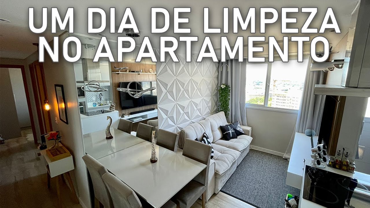 Limpeza completa do apartamento