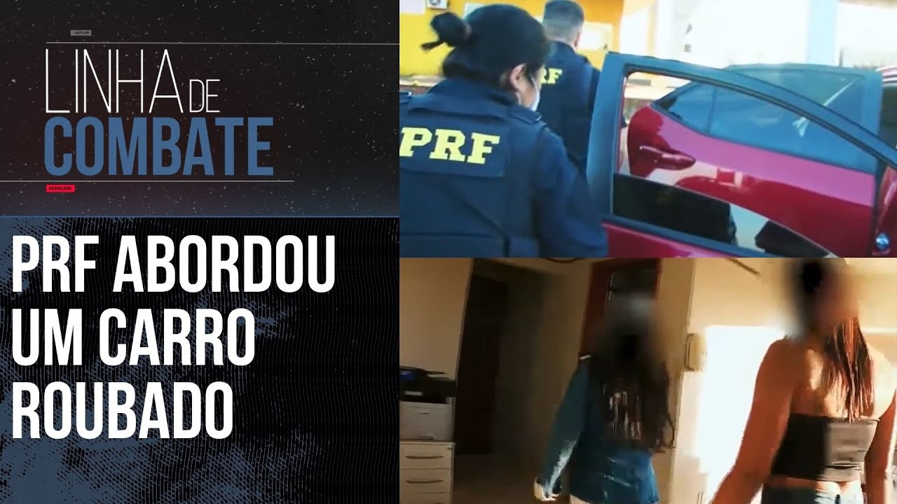 PRF FLAGRA ESTUDANTES TENTANDO ATRAVESSAR A FRONTEIRA COM CARRO ROUBADO | LINHA DE COMBATE