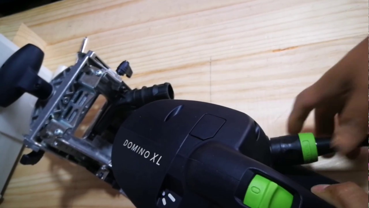 Ensambladora Festool Domino XL 700  Castellano Español. Amarre y unión en carpintería