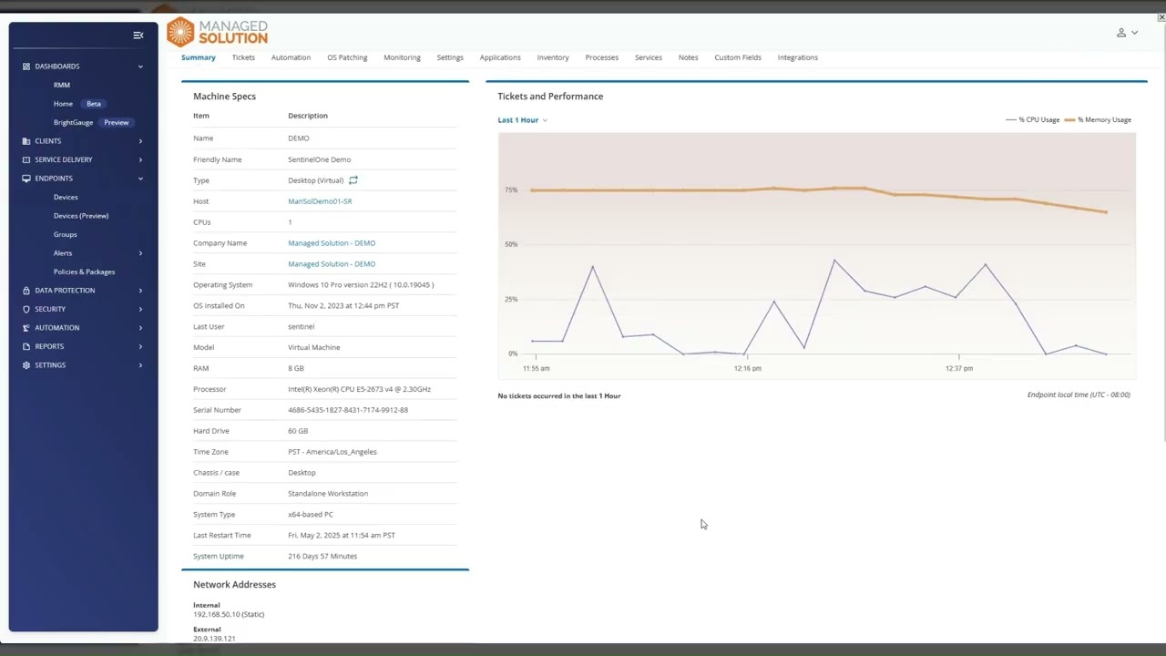 ConnectWise RMM (Remote Monitoring & Management) &ndash; Intro demo