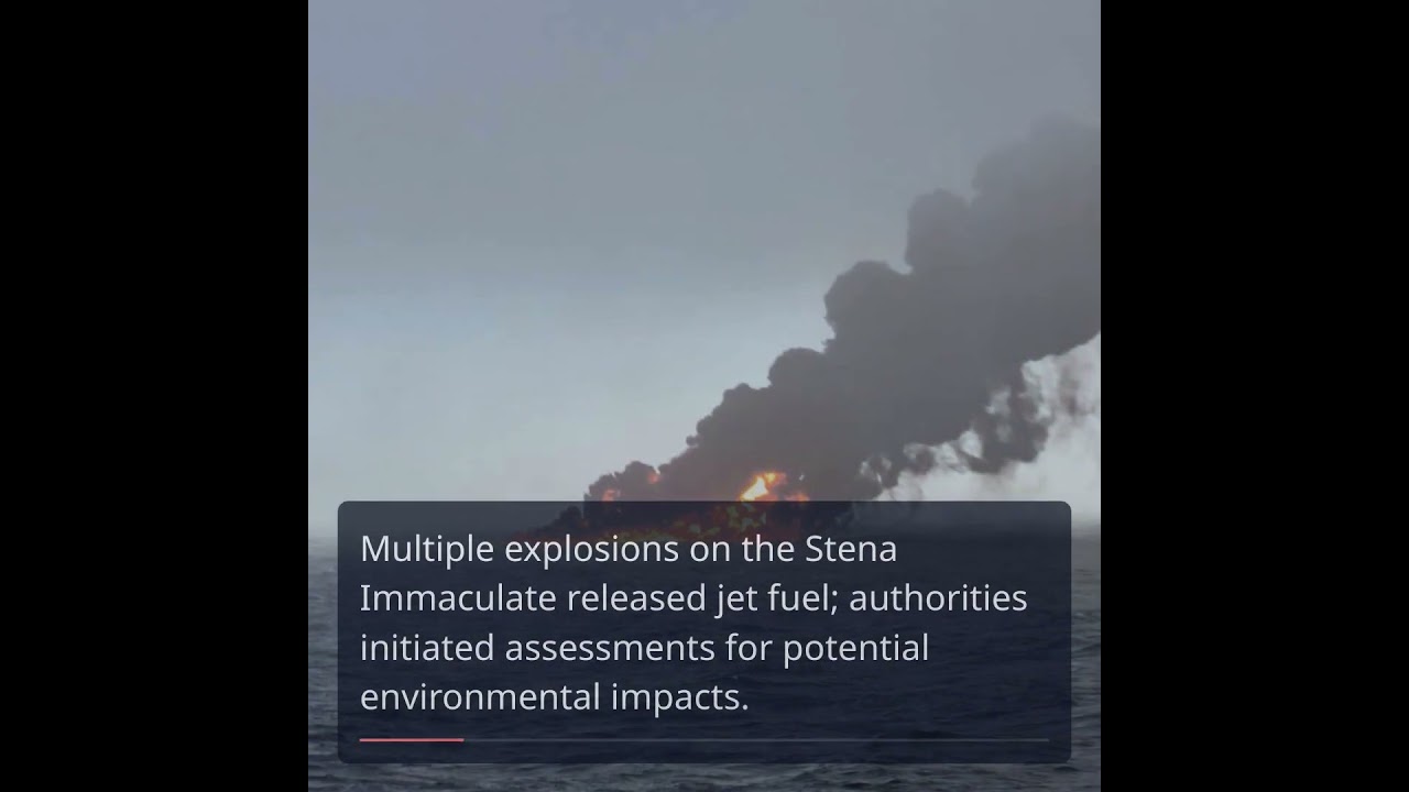 North Sea Collision: Fire, Rescue Efforts, and Environmental Risks