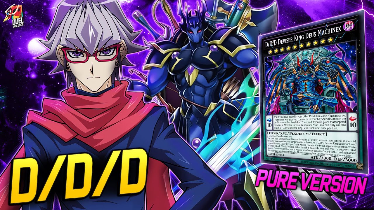 D/D/D Deck 👹- PURE version  | Replays 🎮  +  Decklist ✔️ | EDOPRO