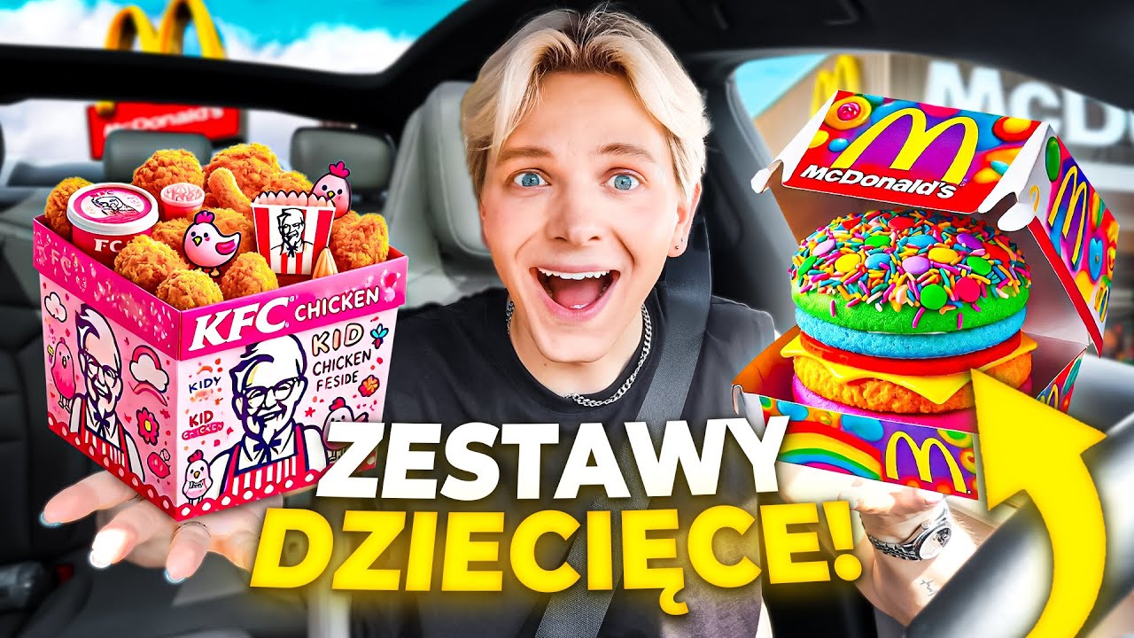 TESTUJĘ ZESTAWY DZIECIĘCE Z FAST FOODÓW 👶🏼😱 | Dominik Rupiński