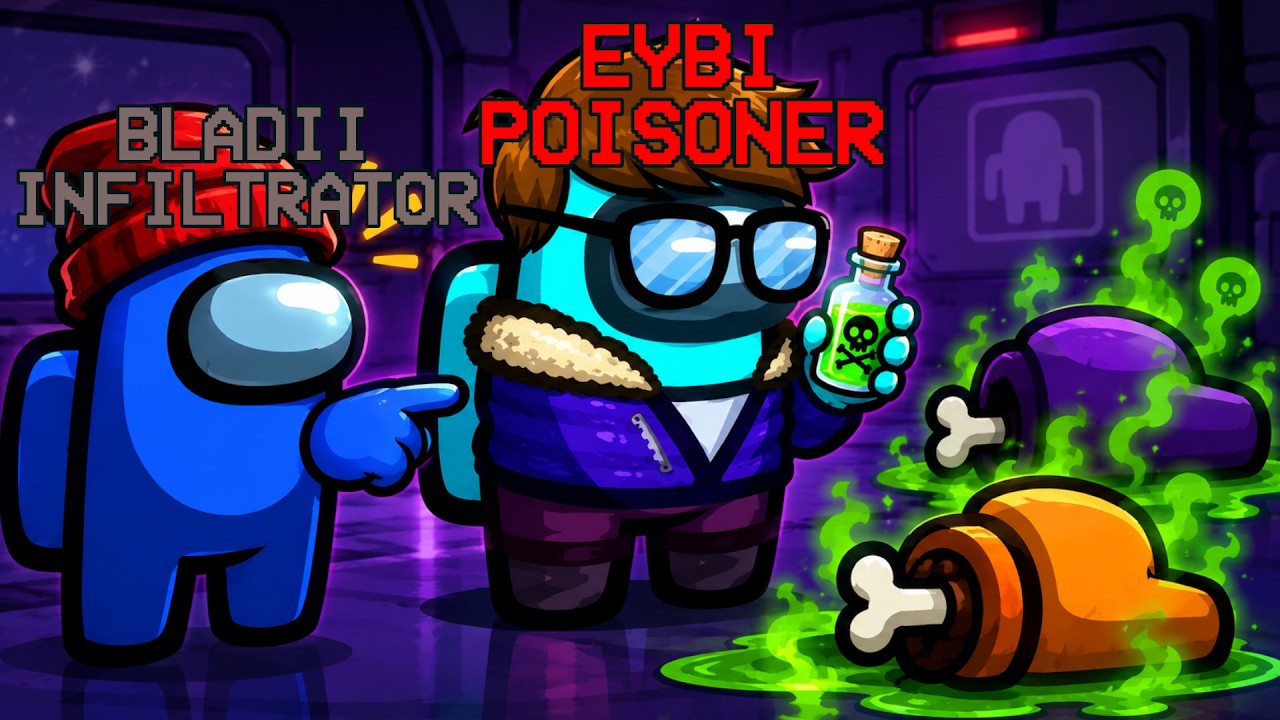 I BECAME A ROOKIE POISONER AND I'M POISONING THE SQUAD! | AMONG US