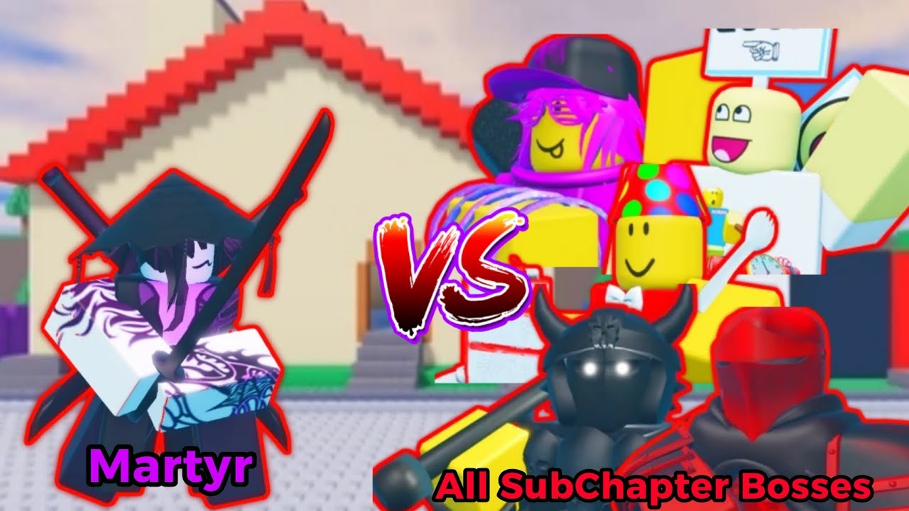Martyr VS All Subchapter Bosses | The Battle Bricks
