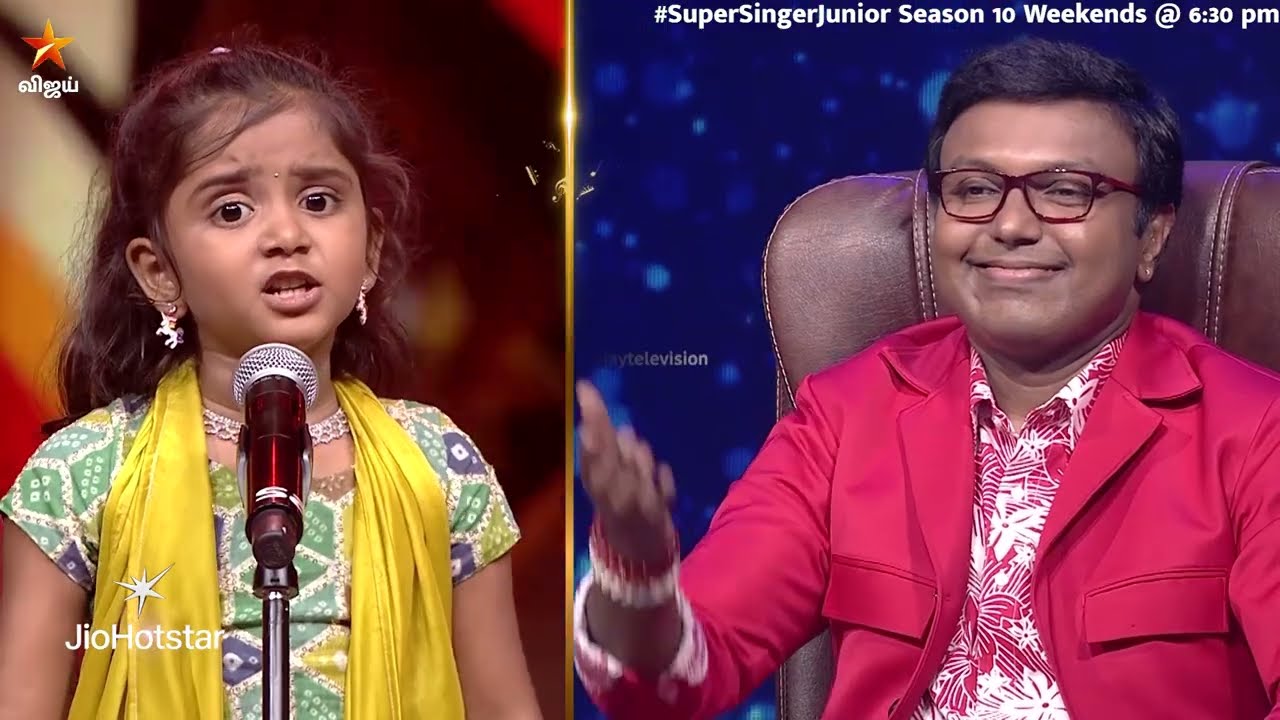 எங்க தலைவிக்கு தில்ல பாத்தீங்களா..😆 #SriVarshini | A.R. Rahman Hits | Super Singer Junior 10 | Promo