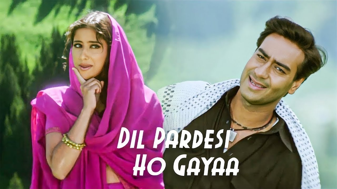 Dil Pardesi Ho Gaya | Kachche Dhaage | Lata Mangeshkar | Kumar Sanu | Ajay Devgn | Manisha Koirala