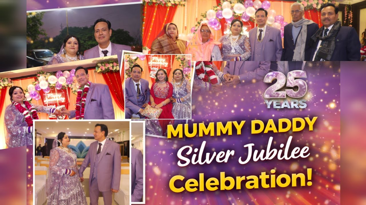 🧿Mummy-Daddy ki Silver Jubilee😍POV: You are witnessing 25 years of pure love❤️✨🧿25th Anniversary 🥳🤩🧿