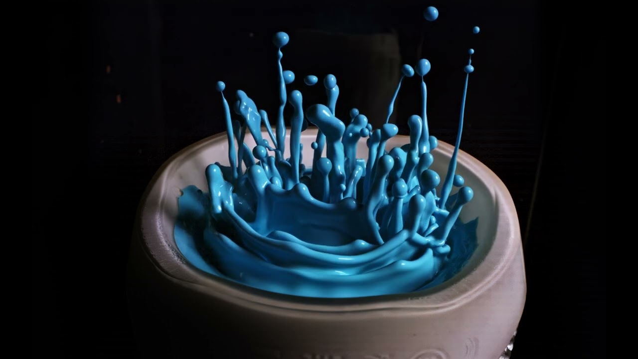 Speaker Test at 38,000 fps — Paint Explosion in Slow Motion